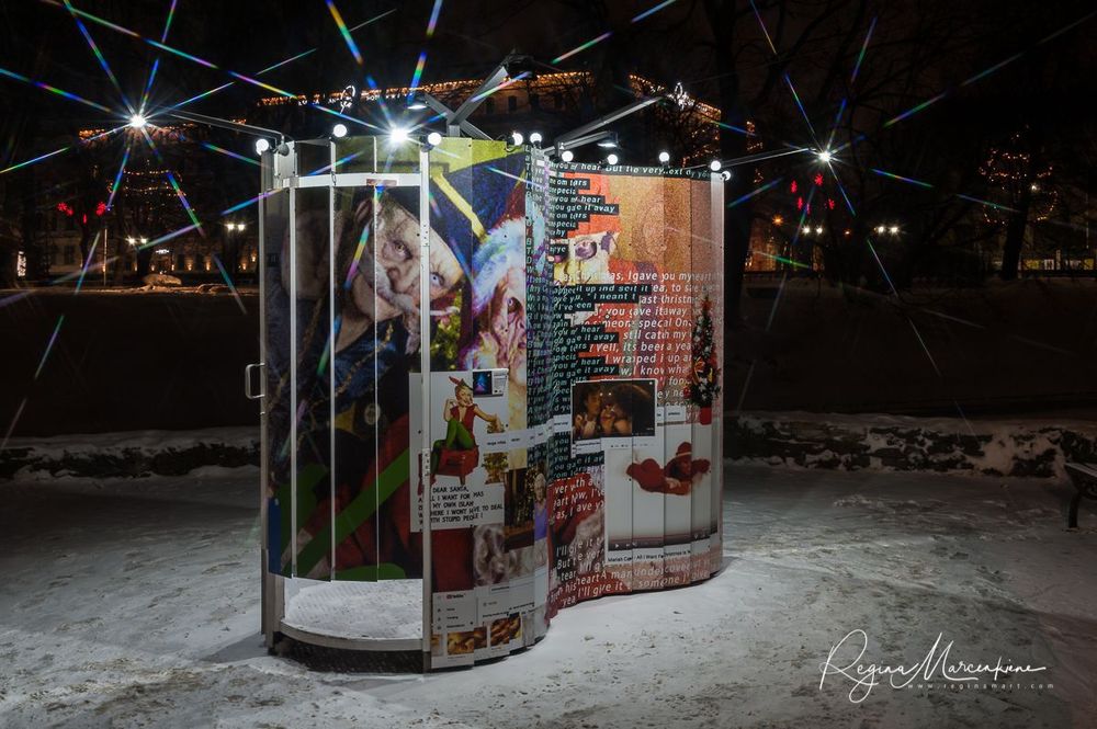 The way through the Christmas trees / Путь рождественских елок 
