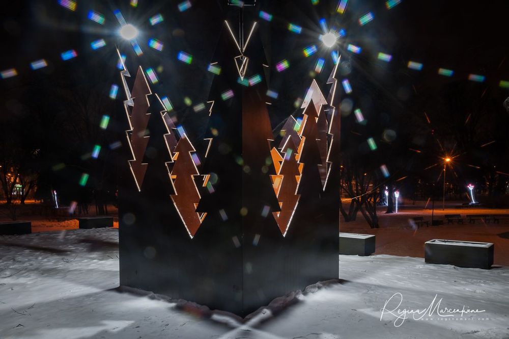 The way through the Christmas trees / Путь рождественских елок 