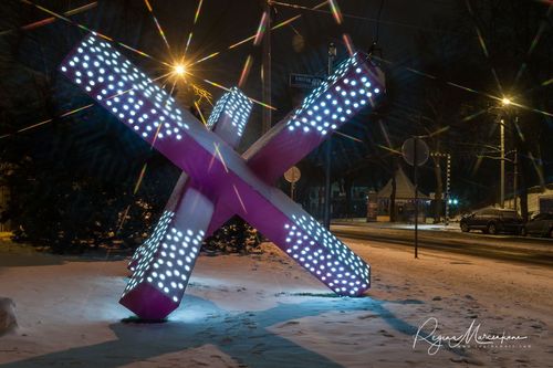 The way through the Christmas trees / Путь рождественских елок 
