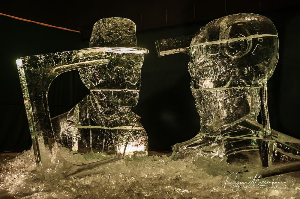 21st International Ice Sculpture Festival in Jelgava / XXI Международный фестиваль ледовых скульптур в Елгаве