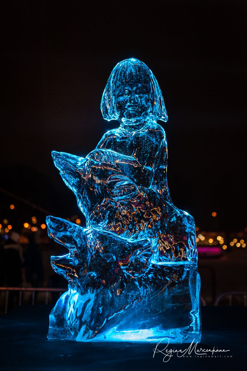21st International Ice Sculpture Festival in Jelgava / XXI Международный фестиваль ледовых скульптур в Елгаве