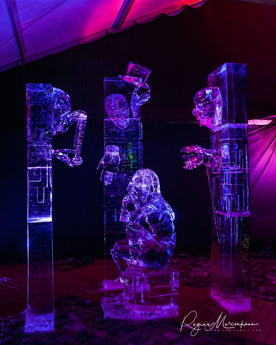 21st International Ice Sculpture Festival in Jelgava / XXI Международный фестиваль ледовых скульптур в Елгаве