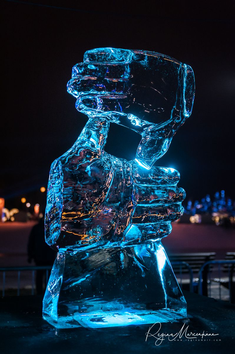 21st International Ice Sculpture Festival in Jelgava / XXI Международный фестиваль ледовых скульптур в Елгаве