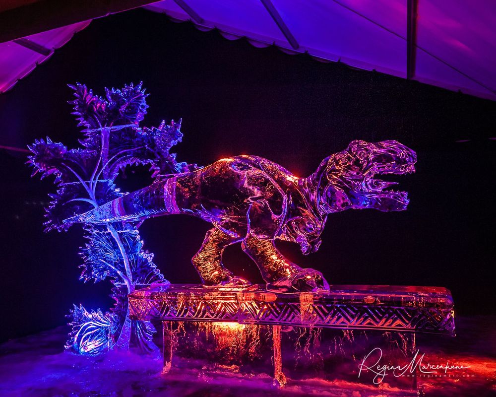 21st International Ice Sculpture Festival in Jelgava / XXI Международный фестиваль ледовых скульптур в Елгаве