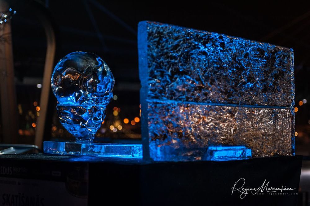 21st International Ice Sculpture Festival in Jelgava / XXI Международный фестиваль ледовых скульптур в Елгаве