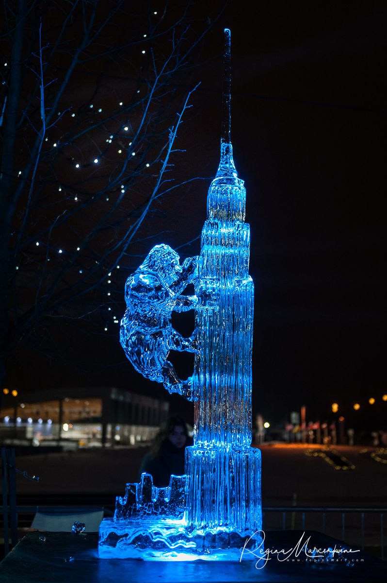 21st International Ice Sculpture Festival in Jelgava / XXI Международный фестиваль ледовых скульптур в Елгаве