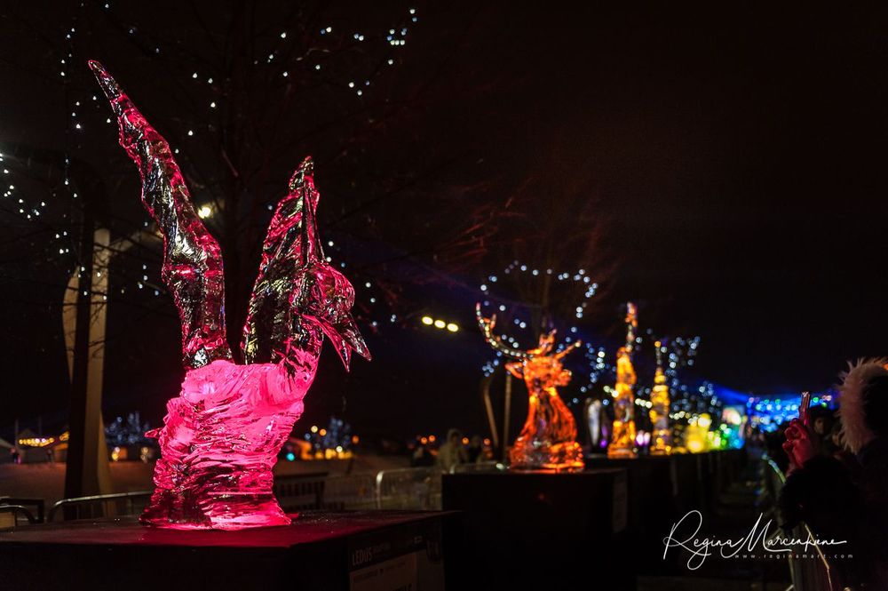 21st International Ice Sculpture Festival in Jelgava / XXI Международный фестиваль ледовых скульптур в Елгаве