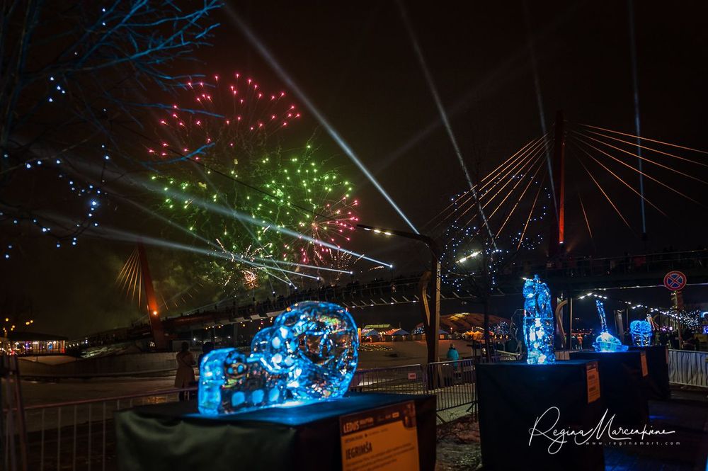 21st International Ice Sculpture Festival in Jelgava / XXI Международный фестиваль ледовых скульптур в Елгаве