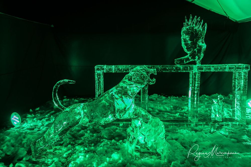 21st International Ice Sculpture Festival in Jelgava / XXI Международный фестиваль ледовых скульптур в Елгаве