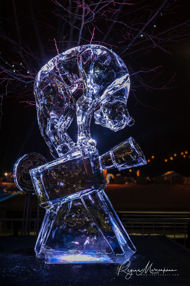 21st International Ice Sculpture Festival in Jelgava / XXI Международный фестиваль ледовых скульптур в Елгаве