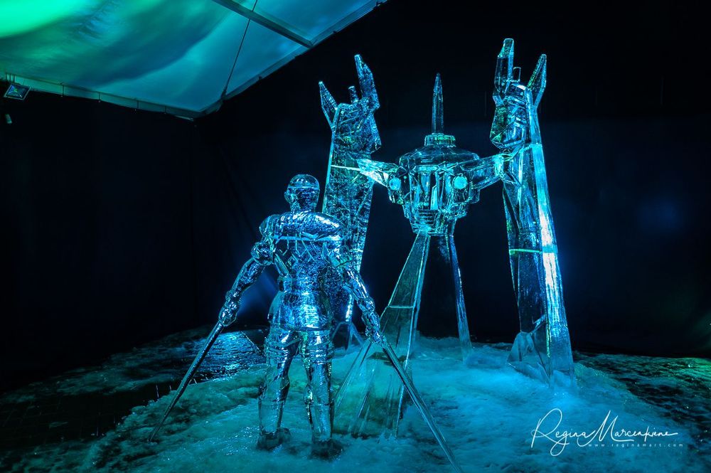 21st International Ice Sculpture Festival in Jelgava / XXI Международный фестиваль ледовых скульптур в Елгаве
