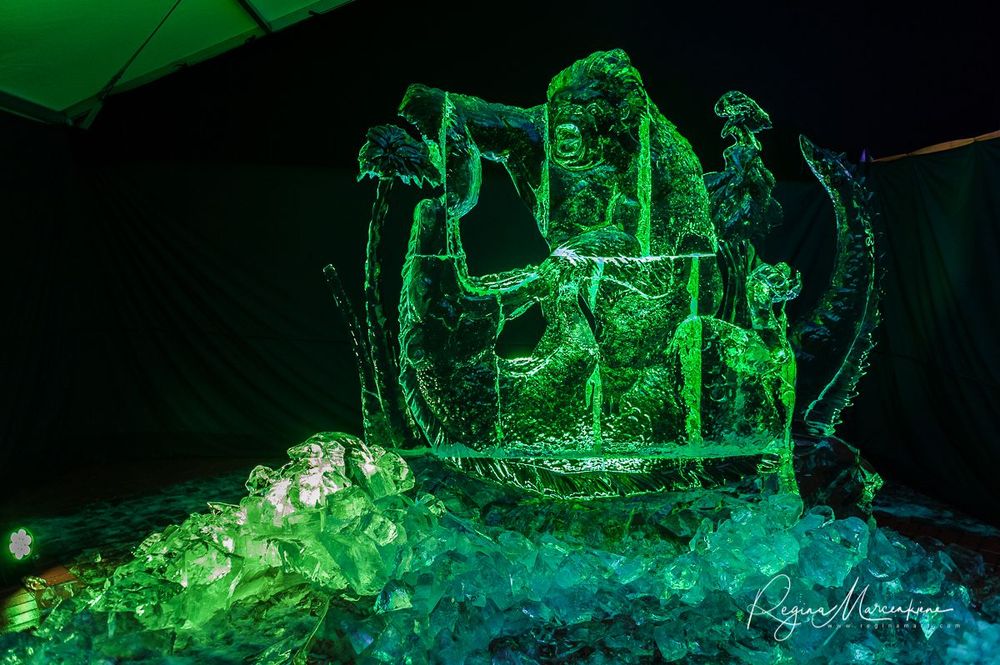 21st International Ice Sculpture Festival in Jelgava / XXI Международный фестиваль ледовых скульптур в Елгаве
