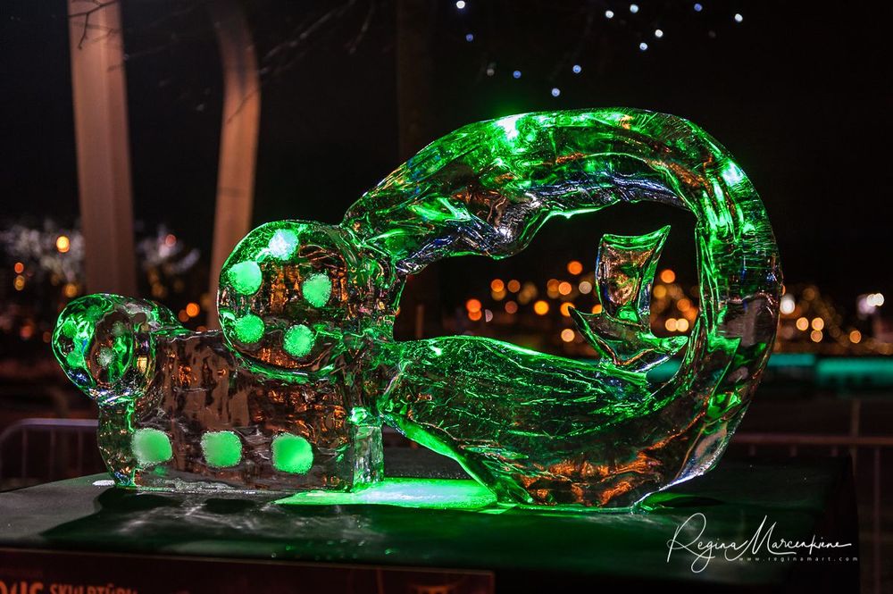 21st International Ice Sculpture Festival in Jelgava / XXI Международный фестиваль ледовых скульптур в Елгаве