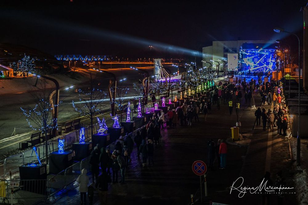 21st International Ice Sculpture Festival in Jelgava / XXI Международный фестиваль ледовых скульптур в Елгаве