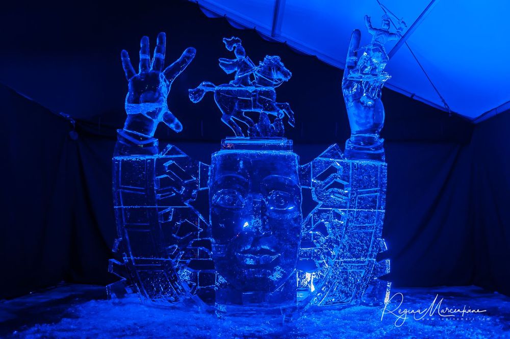 21st International Ice Sculpture Festival in Jelgava / XXI Международный фестиваль ледовых скульптур в Елгаве