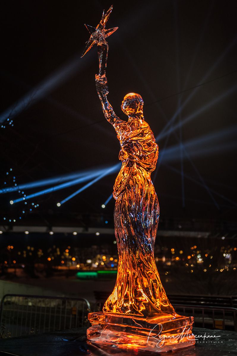 21st International Ice Sculpture Festival in Jelgava / XXI Международный фестиваль ледовых скульптур в Елгаве