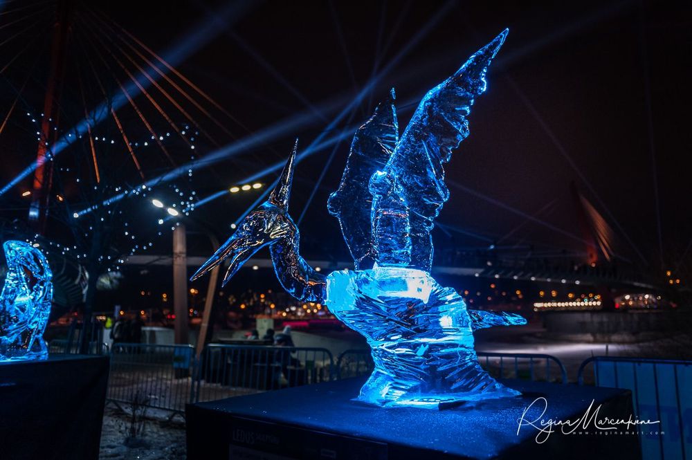 21st International Ice Sculpture Festival in Jelgava / XXI Международный фестиваль ледовых скульптур в Елгаве
