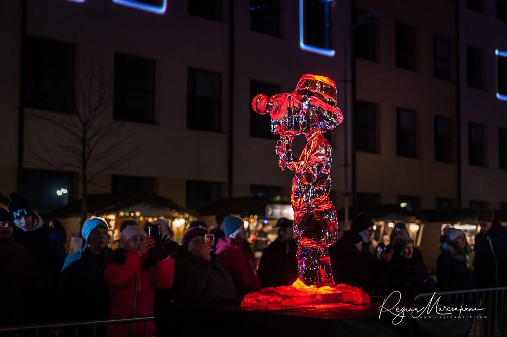 21st International Ice Sculpture Festival in Jelgava / XXI Международный фестиваль ледовых скульптур в Елгаве