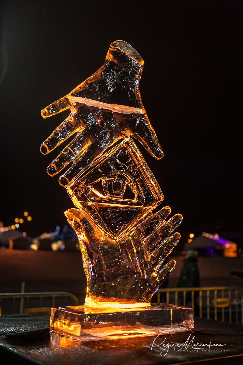 21st International Ice Sculpture Festival in Jelgava / XXI Международный фестиваль ледовых скульптур в Елгаве