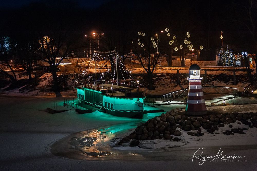 21st International Ice Sculpture Festival in Jelgava / XXI Международный фестиваль ледовых скульптур в Елгаве