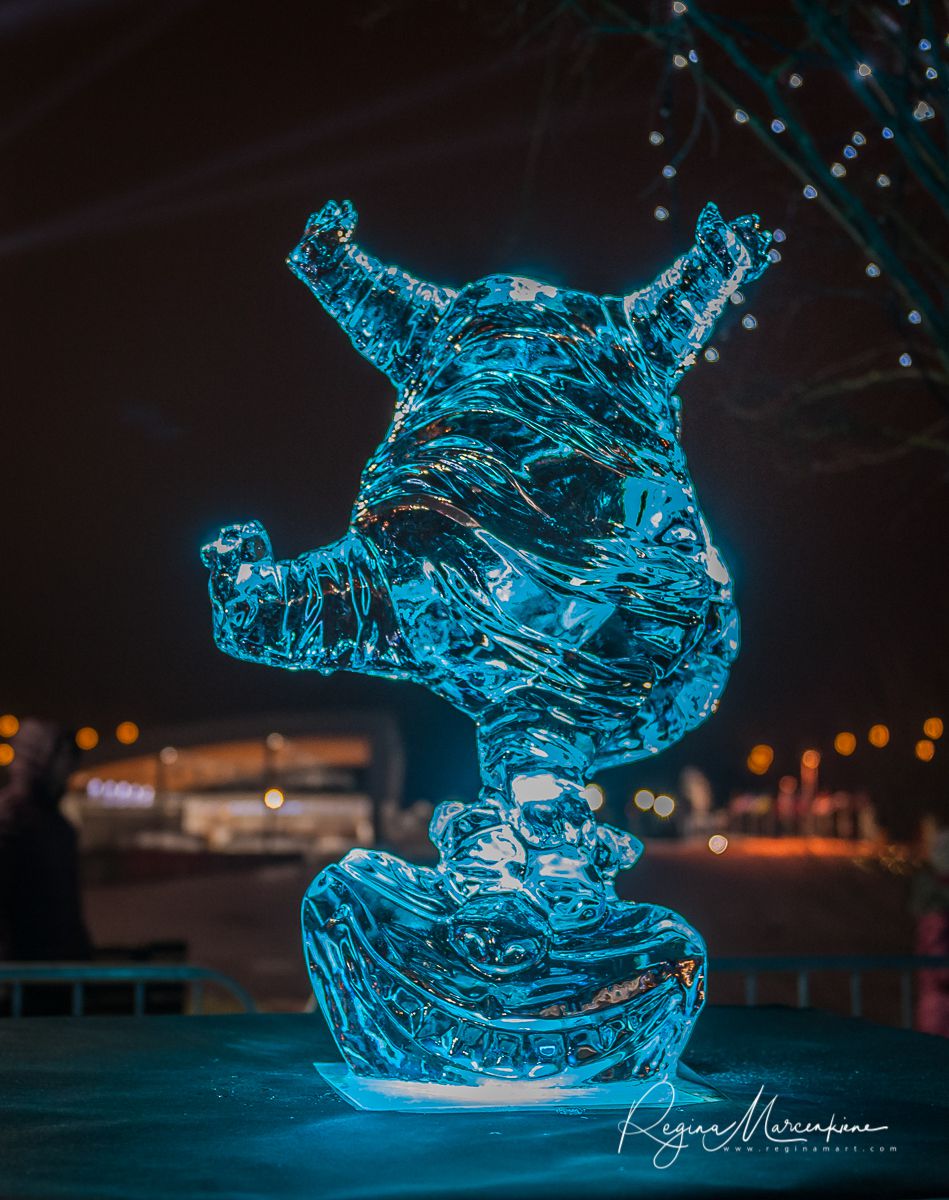 21st International Ice Sculpture Festival in Jelgava / XXI Международный фестиваль ледовых скульптур в Елгаве