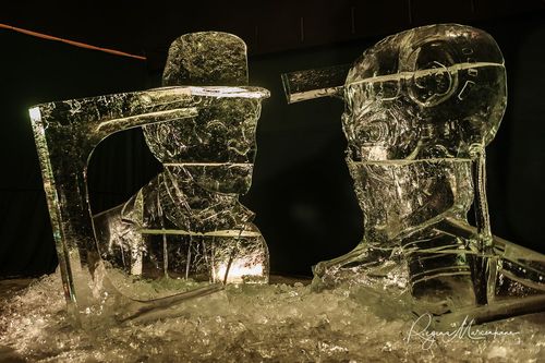 21st International Ice Sculpture Festival in Jelgava / XXI Международный фестиваль ледовых скульптур в Елгаве