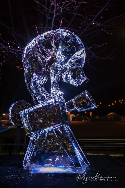21st International Ice Sculpture Festival in Jelgava / XXI Международный фестиваль ледовых скульптур в Елгаве