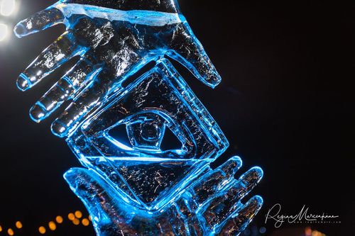 21st International Ice Sculpture Festival in Jelgava / XXI Международный фестиваль ледовых скульптур в Елгаве