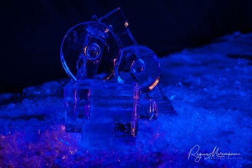 21st International Ice Sculpture Festival in Jelgava / XXI Международный фестиваль ледовых скульптур в Елгаве
