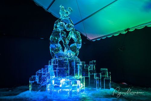 21st International Ice Sculpture Festival in Jelgava / XXI Международный фестиваль ледовых скульптур в Елгаве