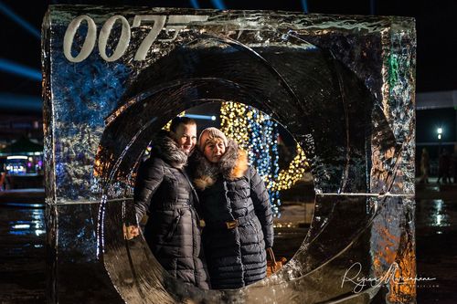 21st International Ice Sculpture Festival in Jelgava / XXI Международный фестиваль ледовых скульптур в Елгаве