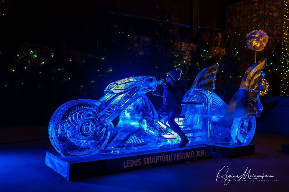 22nd International Ice Sculpture Festival in Jelgava / XXII Международный фестиваль ледовых скульптур в Елгаве22. фестиваля ледяных скульптур