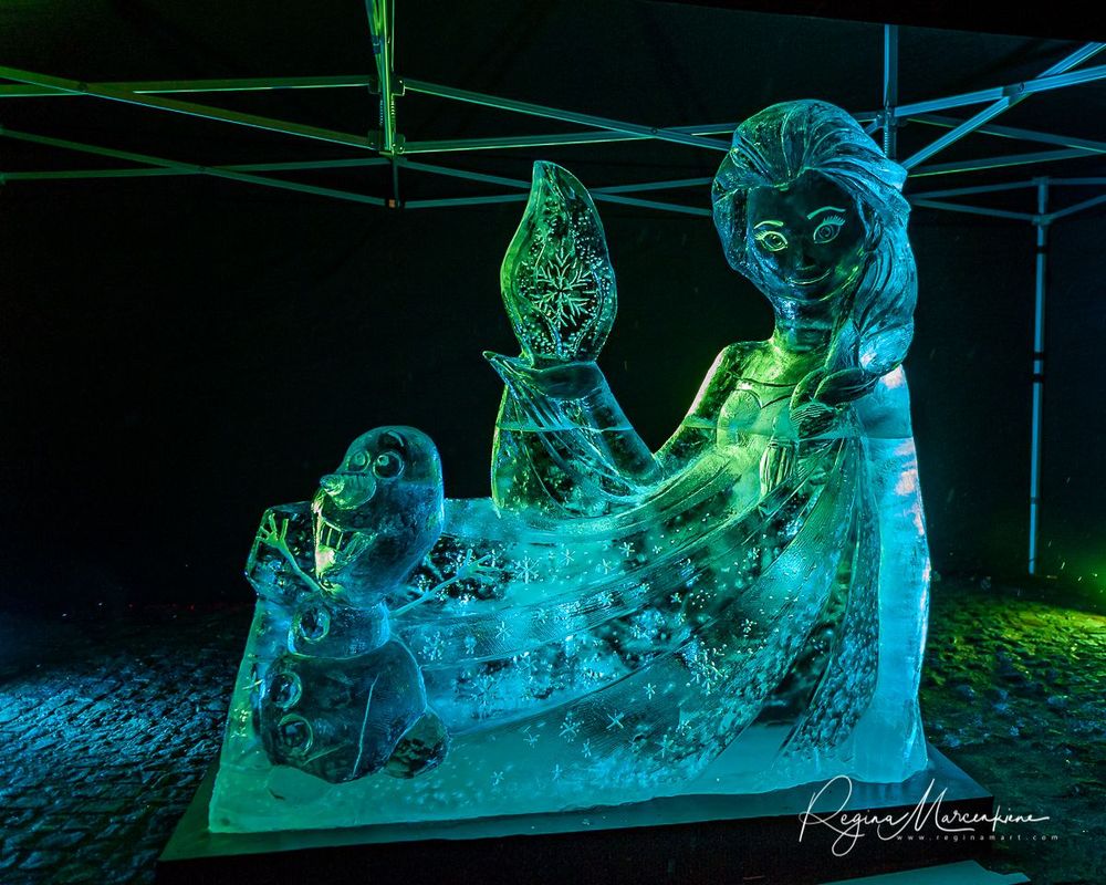 22nd International Ice Sculpture Festival in Jelgava / XXII Международный фестиваль ледовых скульптур в Елгаве22. фестиваля ледяных скульптур