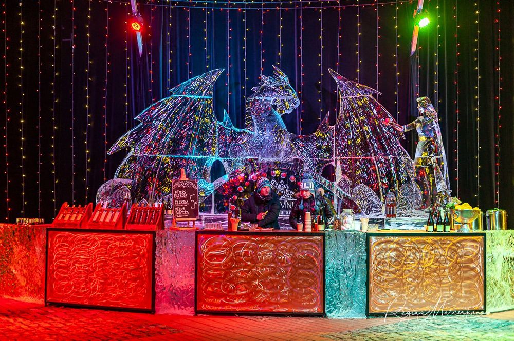 22nd International Ice Sculpture Festival in Jelgava / XXII Международный фестиваль ледовых скульптур в Елгаве22. фестиваля ледяных скульптур