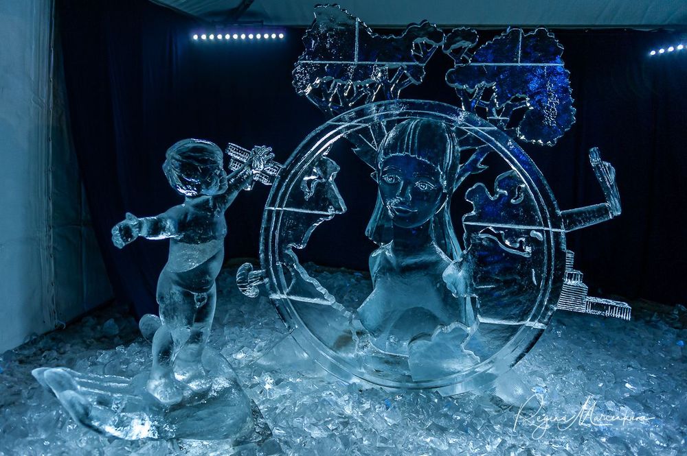 22nd International Ice Sculpture Festival in Jelgava / XXII Международный фестиваль ледовых скульптур в Елгаве22. фестиваля ледяных скульптур