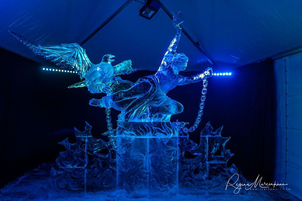22nd International Ice Sculpture Festival in Jelgava / XXII Международный фестиваль ледовых скульптур в Елгаве22. фестиваля ледяных скульптур