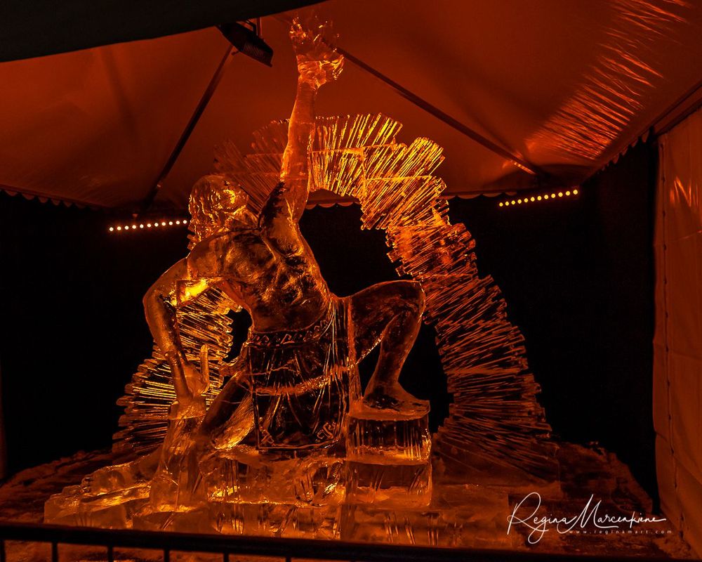 22nd International Ice Sculpture Festival in Jelgava / XXII Международный фестиваль ледовых скульптур в Елгаве22. фестиваля ледяных скульптур