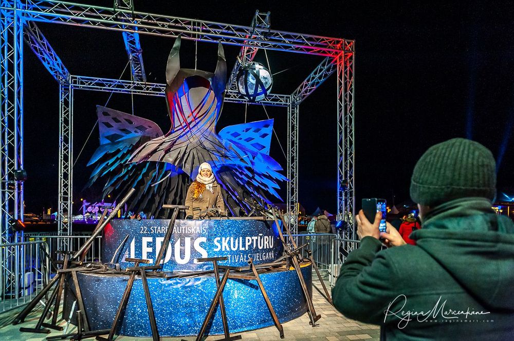 22nd International Ice Sculpture Festival in Jelgava / XXII Международный фестиваль ледовых скульптур в Елгаве22. фестиваля ледяных скульптур