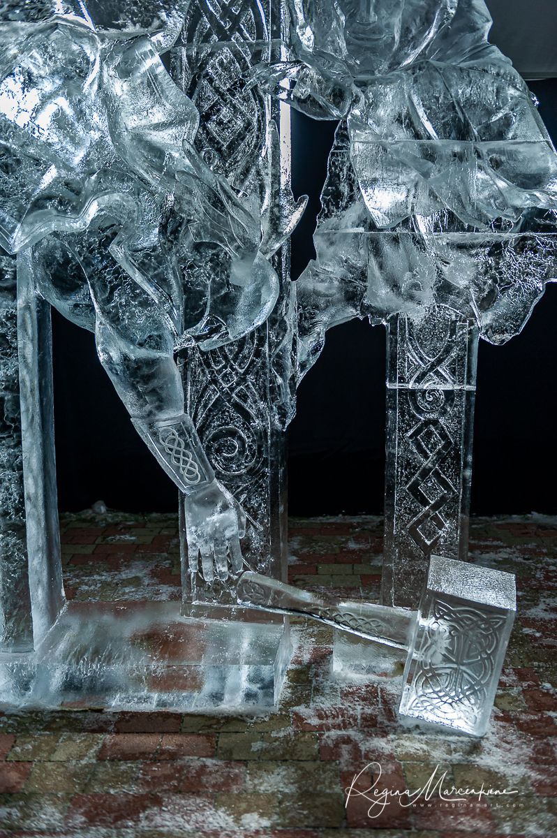 22nd International Ice Sculpture Festival in Jelgava / XXII Международный фестиваль ледовых скульптур в Елгаве22. фестиваля ледяных скульптур