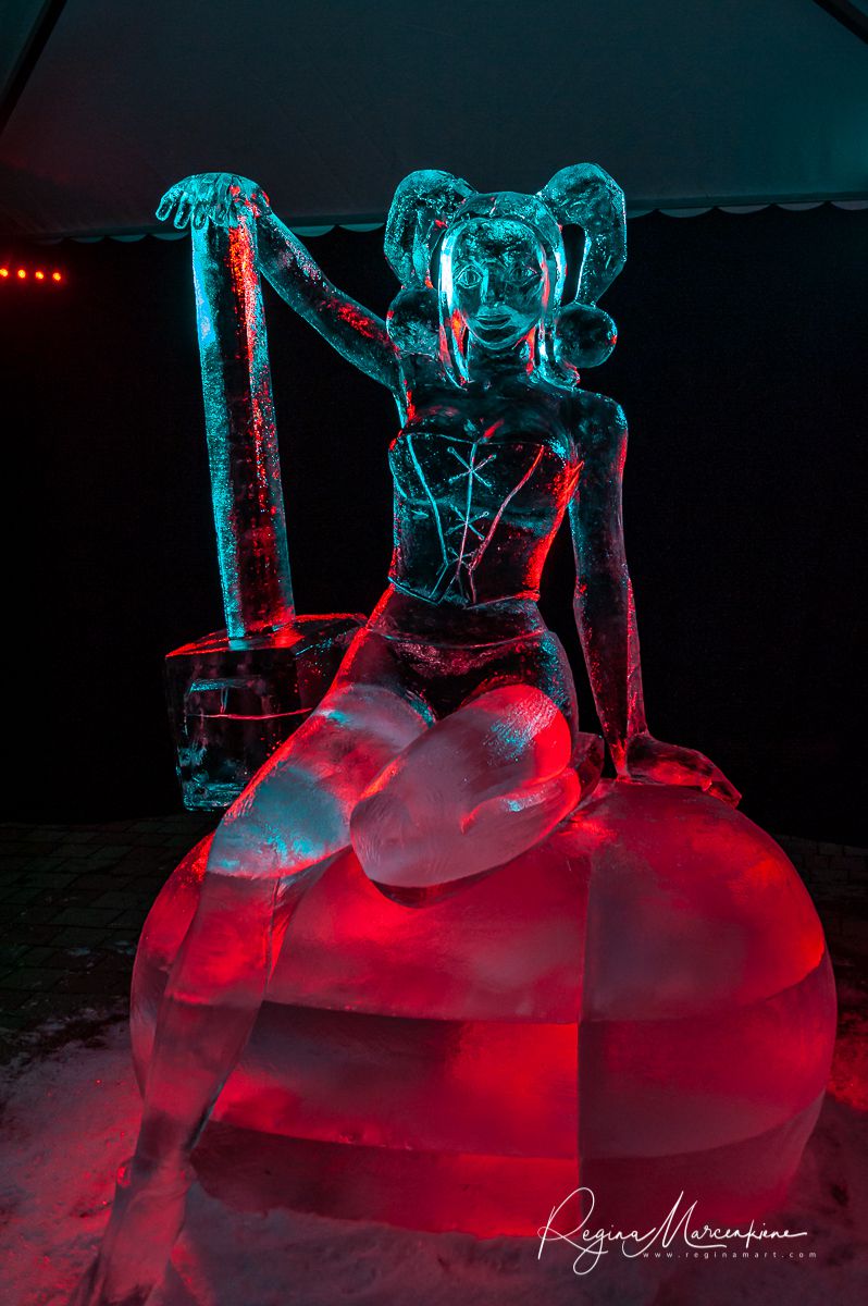22nd International Ice Sculpture Festival in Jelgava / XXII Международный фестиваль ледовых скульптур в Елгаве22. фестиваля ледяных скульптур