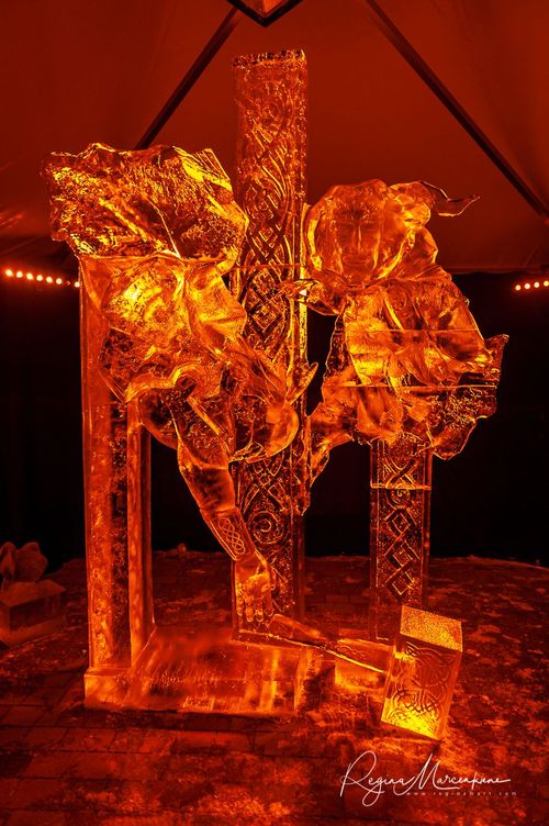 22nd International Ice Sculpture Festival in Jelgava / XXII Международный фестиваль ледовых скульптур в Елгаве22. фестиваля ледяных скульптур
