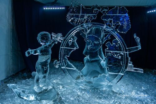22nd International Ice Sculpture Festival in Jelgava / XXII Международный фестиваль ледовых скульптур в Елгаве22. фестиваля ледяных скульптур