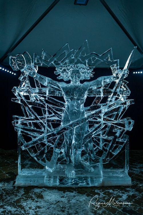 22nd International Ice Sculpture Festival in Jelgava / XXII Международный фестиваль ледовых скульптур в Елгаве22. фестиваля ледяных скульптур