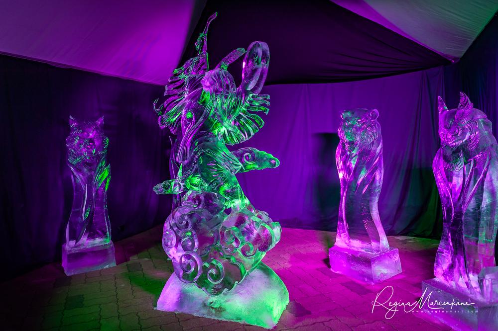  24 International Ice Sculpture Festival in Jelgava / 24 Международный фестиваль ледовых скульптур в Елгаве 