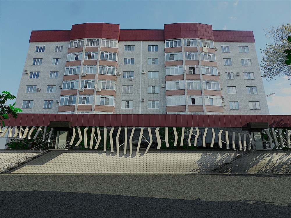 Дизайн фасадов медцентра
