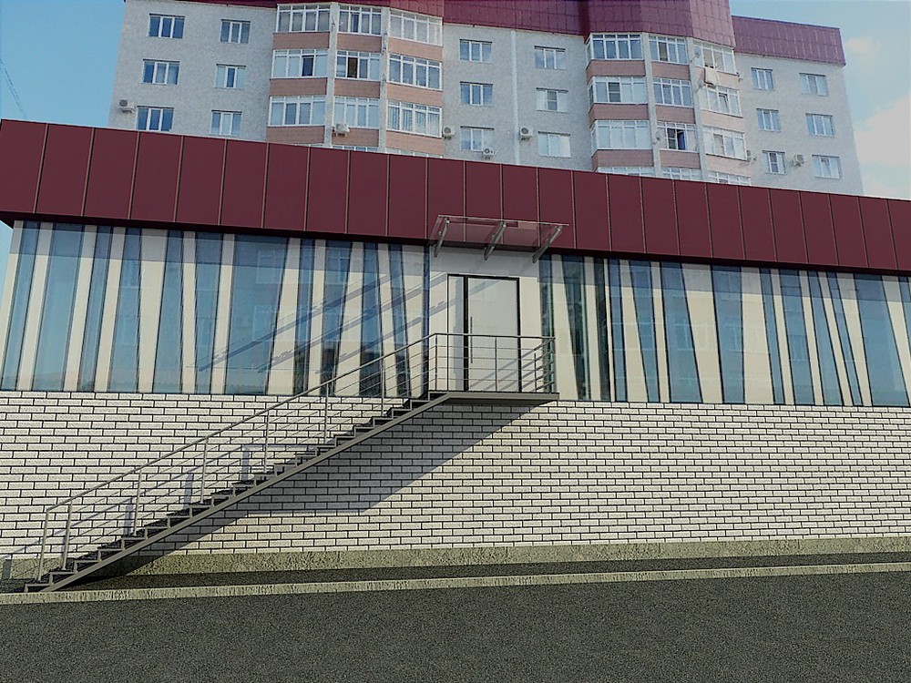 Графические решения фасадов надстройки г. Черкесск