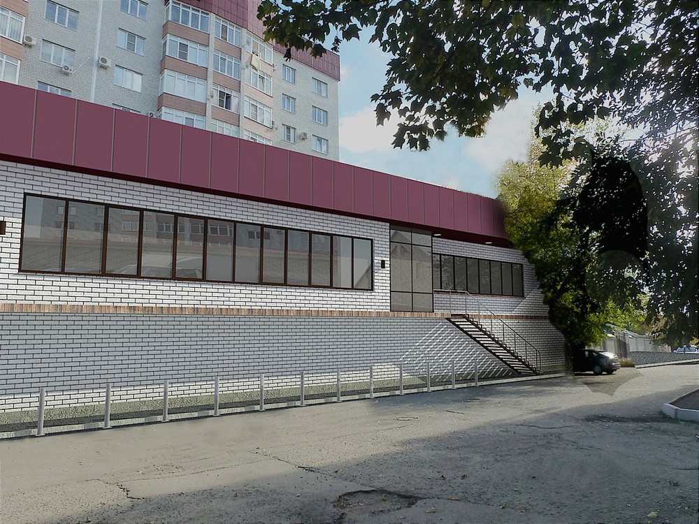 Графические решения фасадов надстройки г. Черкесск