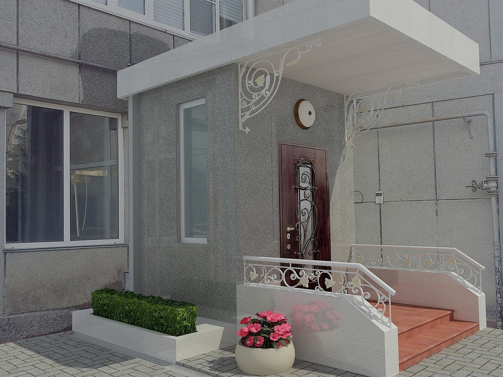 Дизайн крыльца