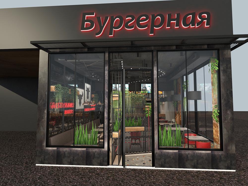 Дизайн фасадов кафе