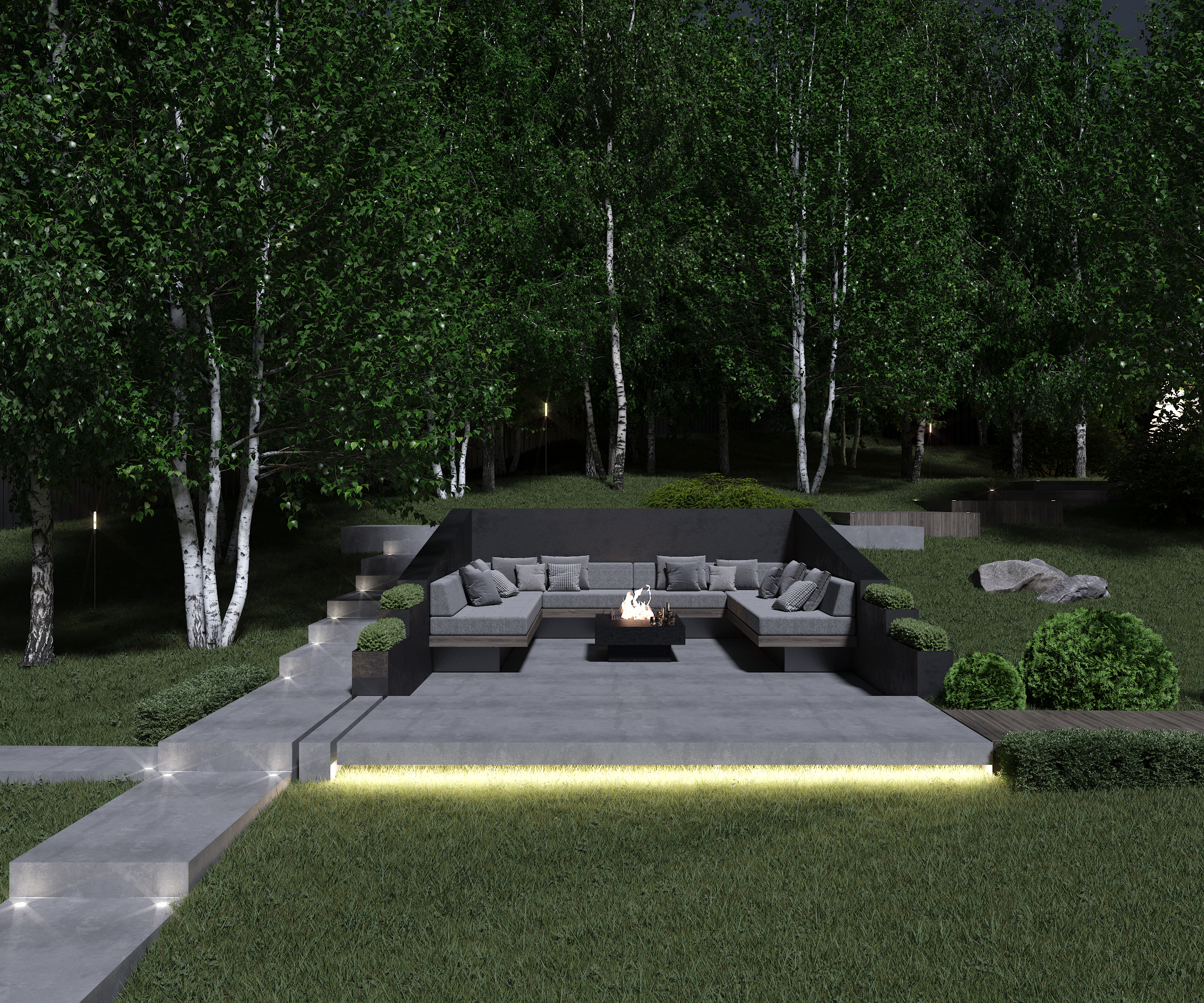 благоустройство территории проект н